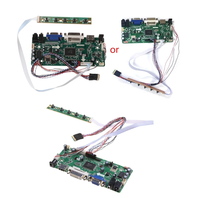 

Плата контроллера ЖК HDMI-совместимая с DVI VGA ПК Модуль Драйвер DIY Kit