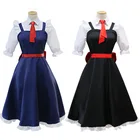 Аниме костюм горничной дракона Tohru аниме платье Miss Kobayashi горничная дракона KannaKamui Косплей Хэллоуин костюмы для женщин