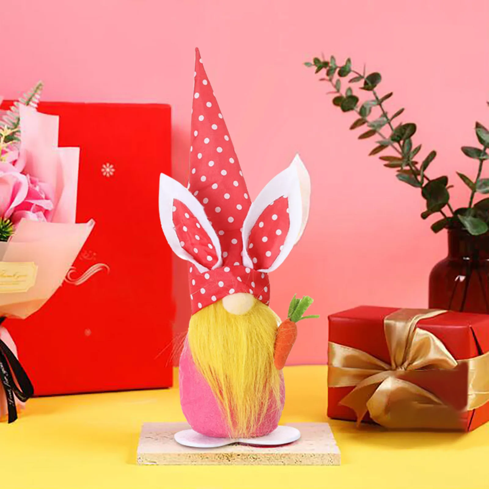 Пасхальный кролик украшение гнома Пасхальная безлицевая кукла пасхальные