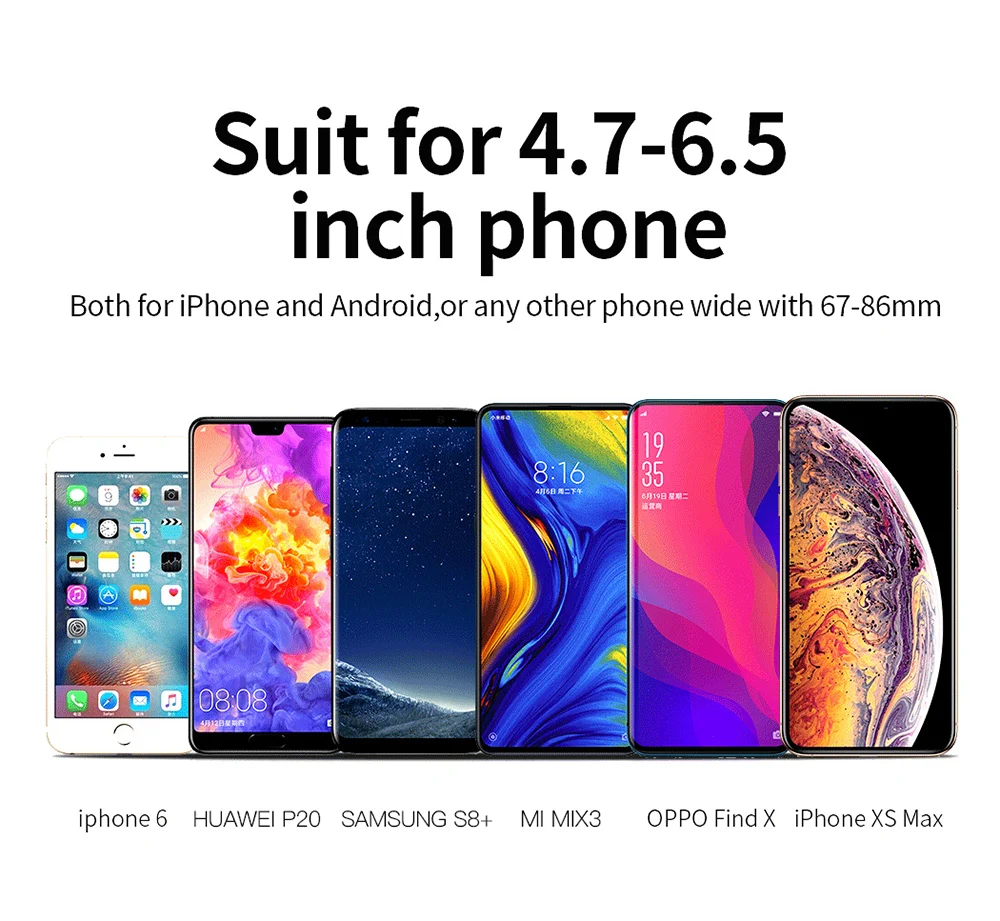 Автомобильный держатель Meeker Gravity для iPhone 11 Pro MAX автомобильный на вентиляционное
