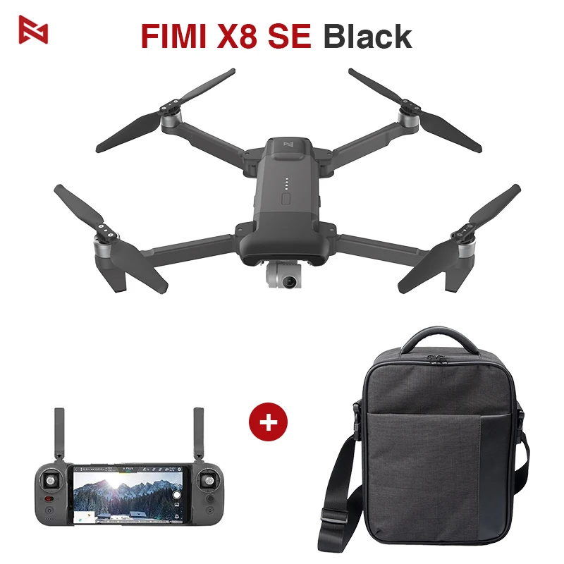 В наличии FIMI X8 SE черный в Камера Дрон 5 км с видом от первого лица 3 осевому