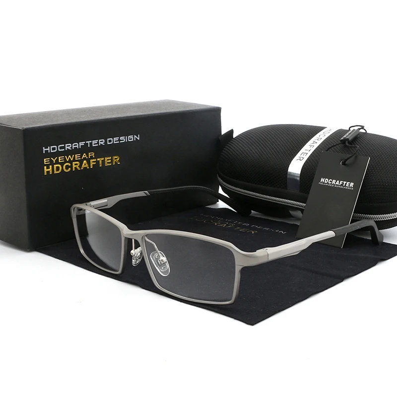 

HDCRAFTER TR90 17g Lightweight Glasses Frame Myopia Hyperopia Prescription Eyeglasses Frames Reading Clear Glasses Frame Men