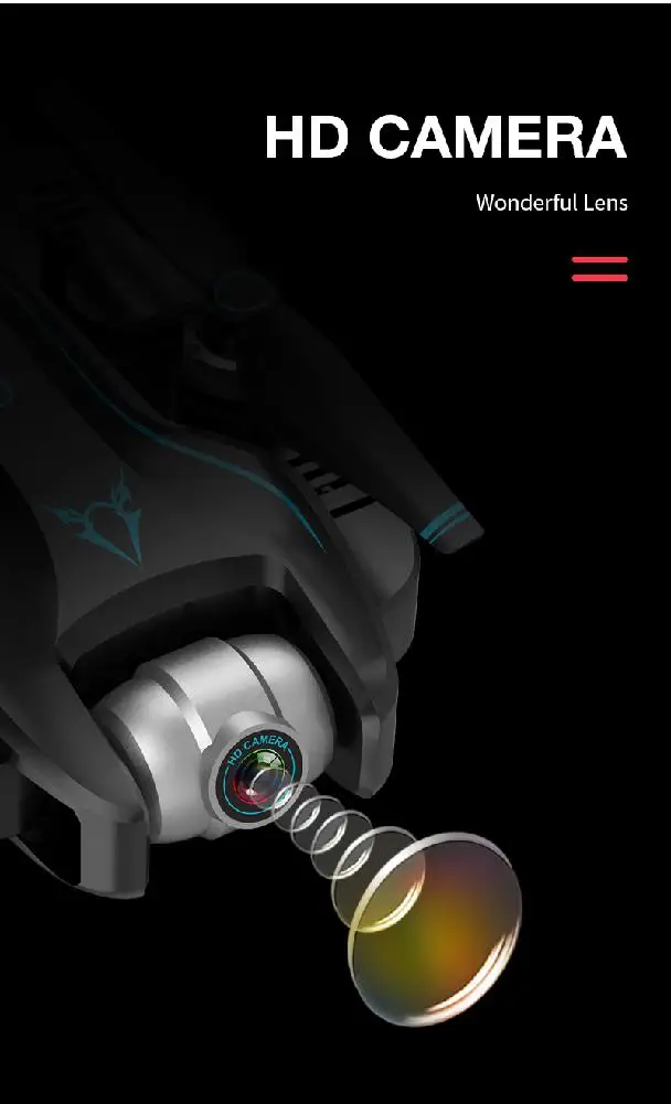 RCtown S20 wifi FPV с 4K HD камерой gps режим позиционирования Интеллектуальный складной