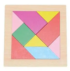 IQ Wooden Brain Teaser образовательные головоломки для детей Tangram игра-головоломка |