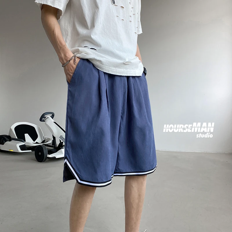

New Men's Casual Oversize Shorts 2021 Fashion Man Jogger Streetwear Streetwear Knee Length Sweatpants Male Shorts 5XL
