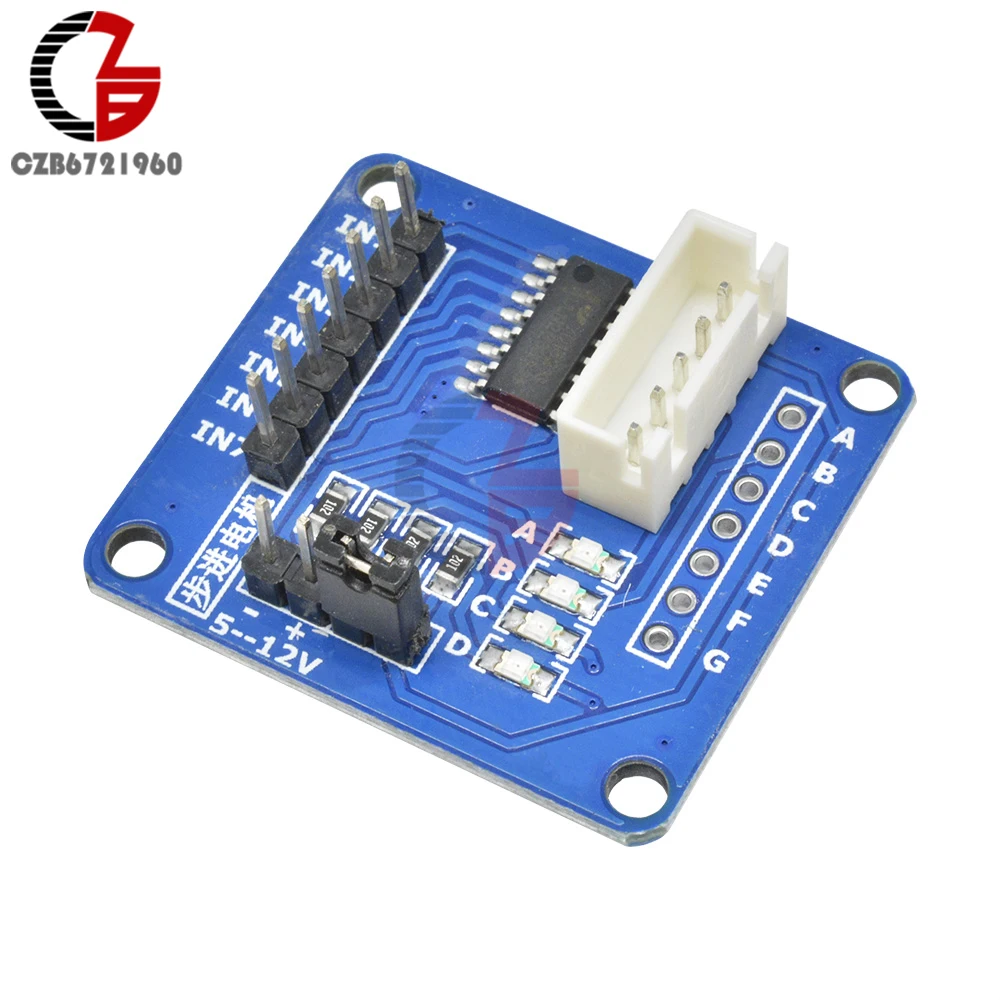 ULN2003 Драйвер шагового двигателя плата DC 5V 4 фазы Щит привода для Arduino AVR SMD|module for