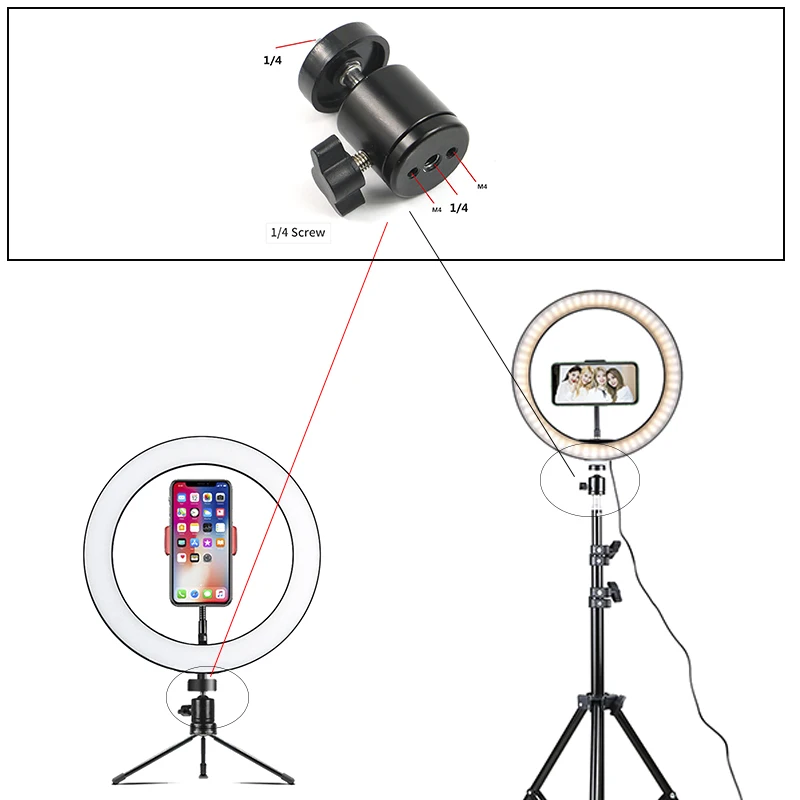 long arm lazy phone tablet stand bracket replacement accessory photography led selfie ring light replacement parts accessories free global shipping