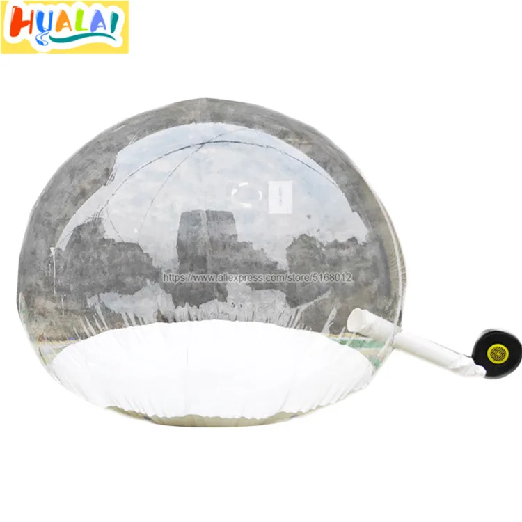 giant Christmas decoration inflatable snow globe dome snowflake balloon bubble tent show ball photo booth with air blown 2.5m | Игрушки и