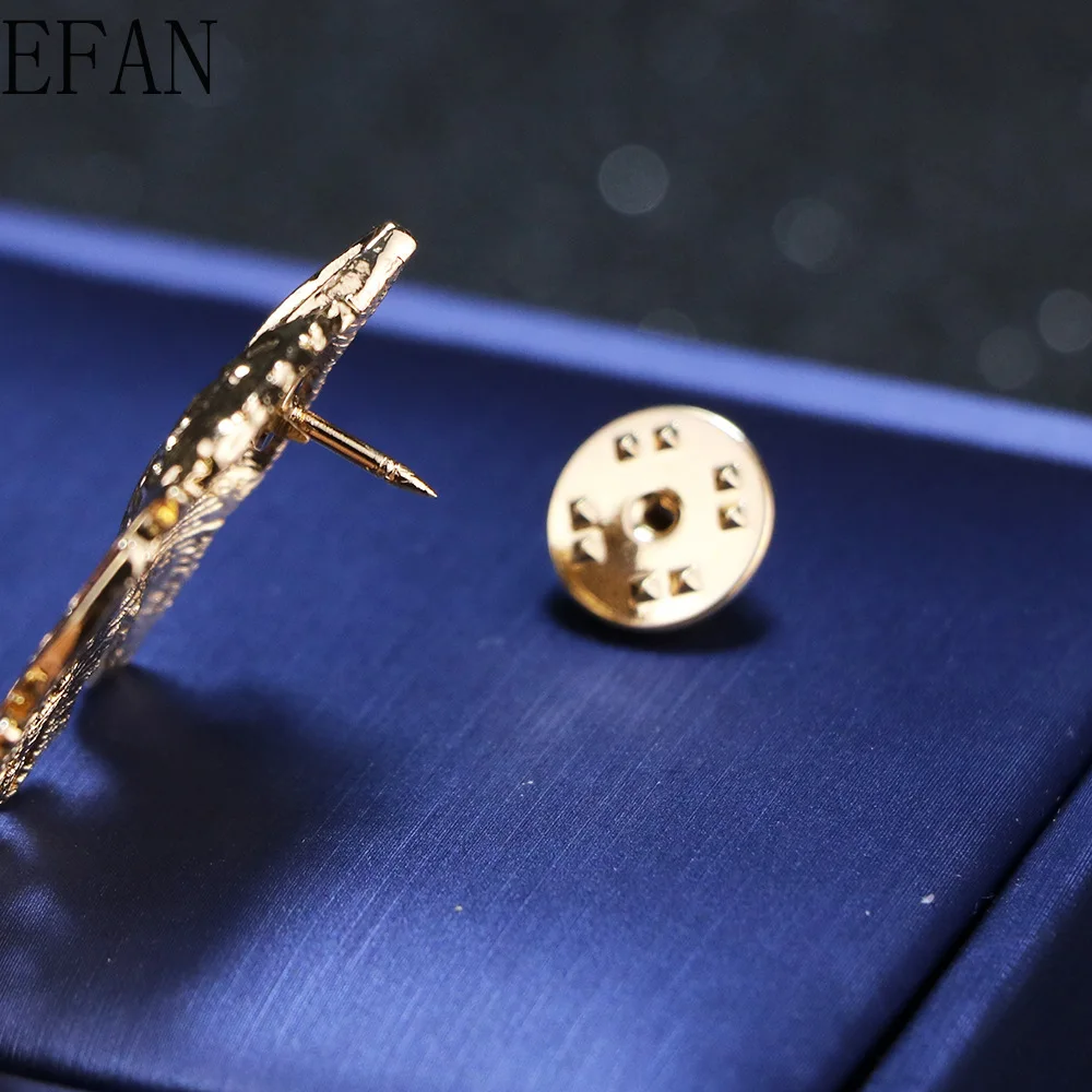 Новый Волк Тотем голова брошь значок Для мужчин Rushed Pin Мэри Кай броши для костюма