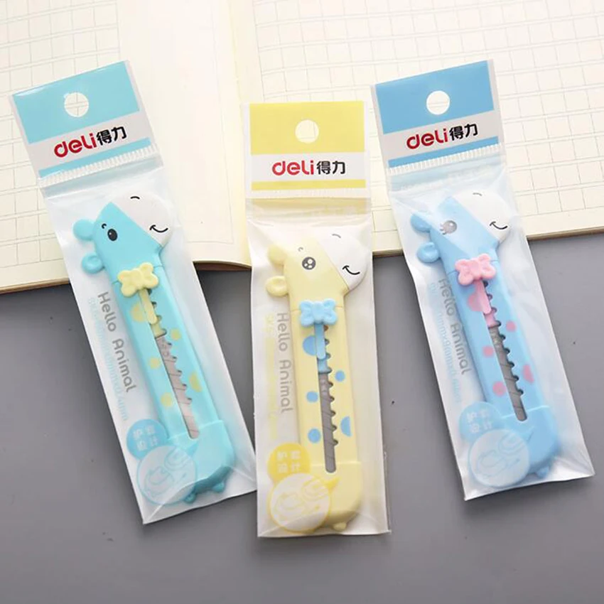 Из мультфильма Холодное сердце 1 шт. канцелярский нож в форме жирафа Бумага резак