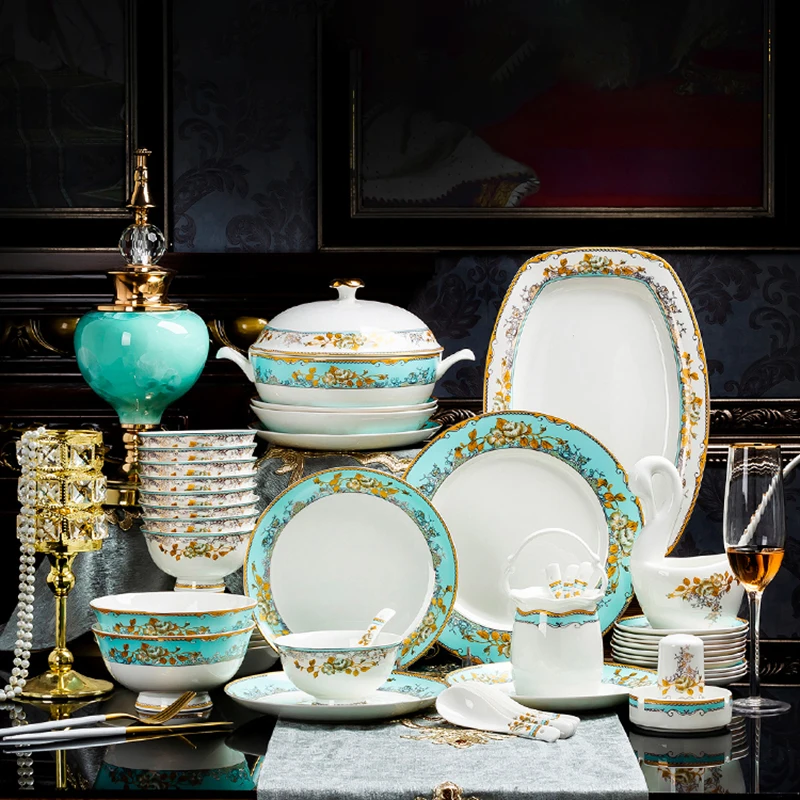 

Роскошная тарелка для чаши в эстетическом стиле, свадебный цветок, китайский керамический Европейский фарфор, поднос для сервировки