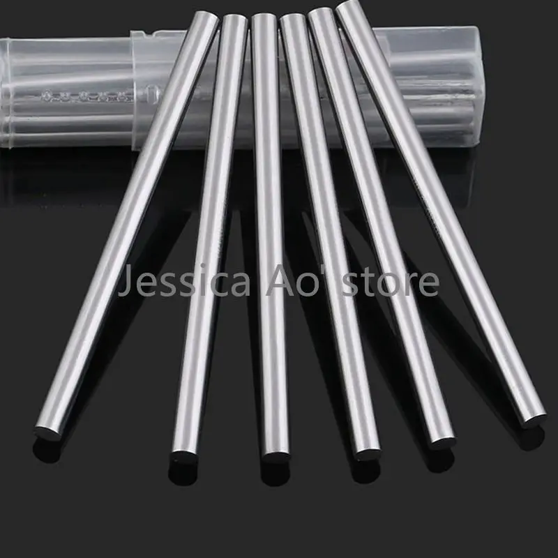 

10pcs 100mm Long 0.8-6mm High Speed Steel Round White Steel Bar Stick Straight Shank HSS Round Turning Tool DIY Carving Knife