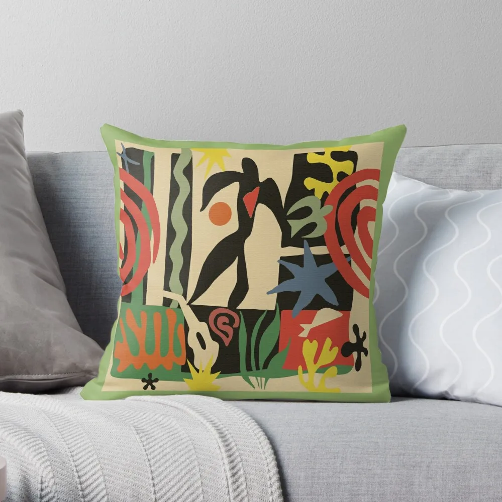 

Inspired by Matisse (Vintage) Throw Pillow Customized Hot Sale Luxury Printing 3D Printing Square Pillowcase Throw Pillow Cover