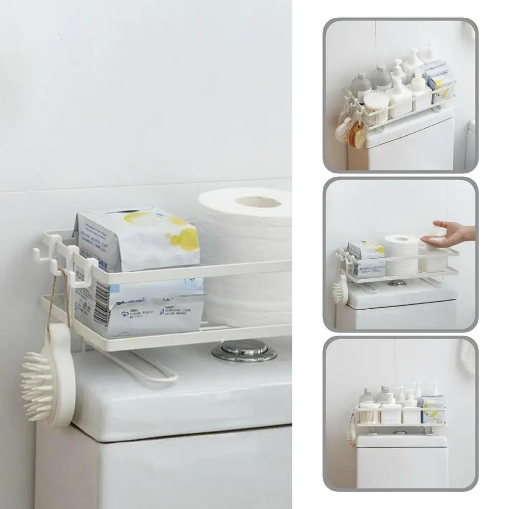 

Novel Easy Installation Bathroom Over Toilet Storage Rack for Household