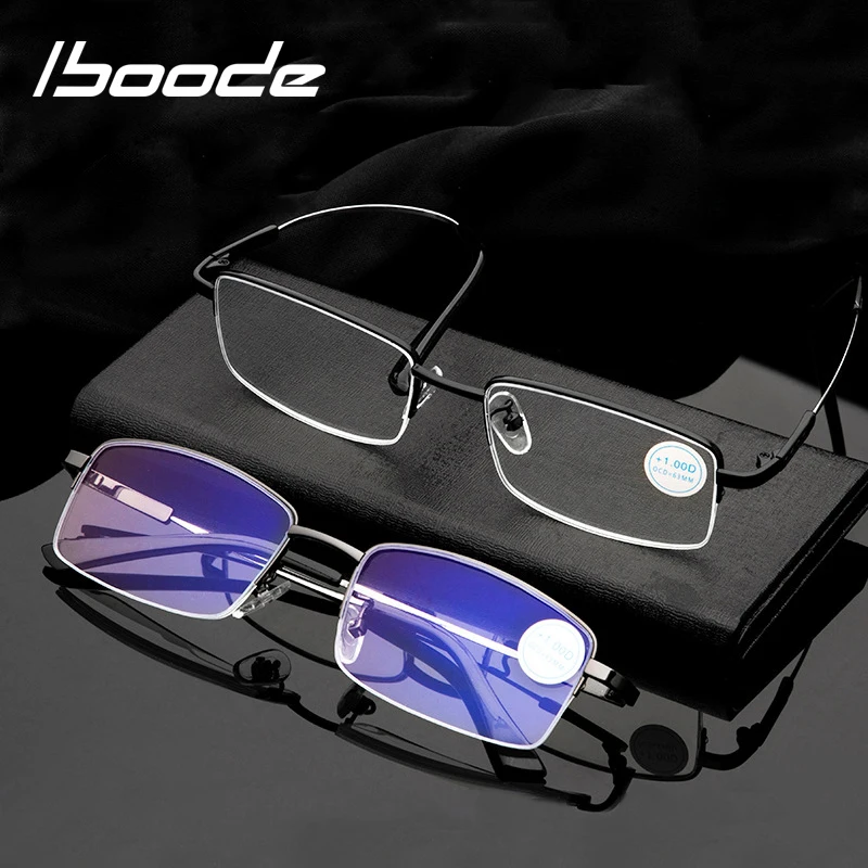Очки для чтения iboode мужские/женские ультралегкие металлические пресбиопические