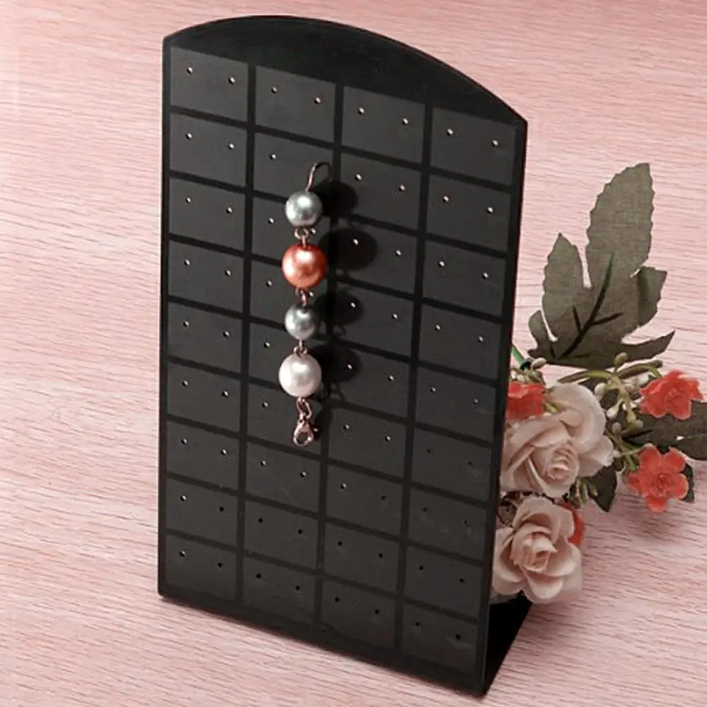 

Hot Sales Acrylic 72 Holes Earrings Ear Stud Jewelry Holder Storage Stand Display Rack