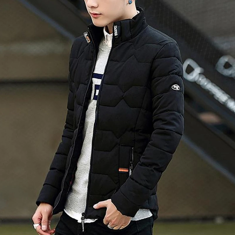 

Mens Coats Parkas Mens Clothes Jacket Men fashion Winter Clothes Men Jackets and Coats Clothes Youth Men's Coat Comfort Zipper