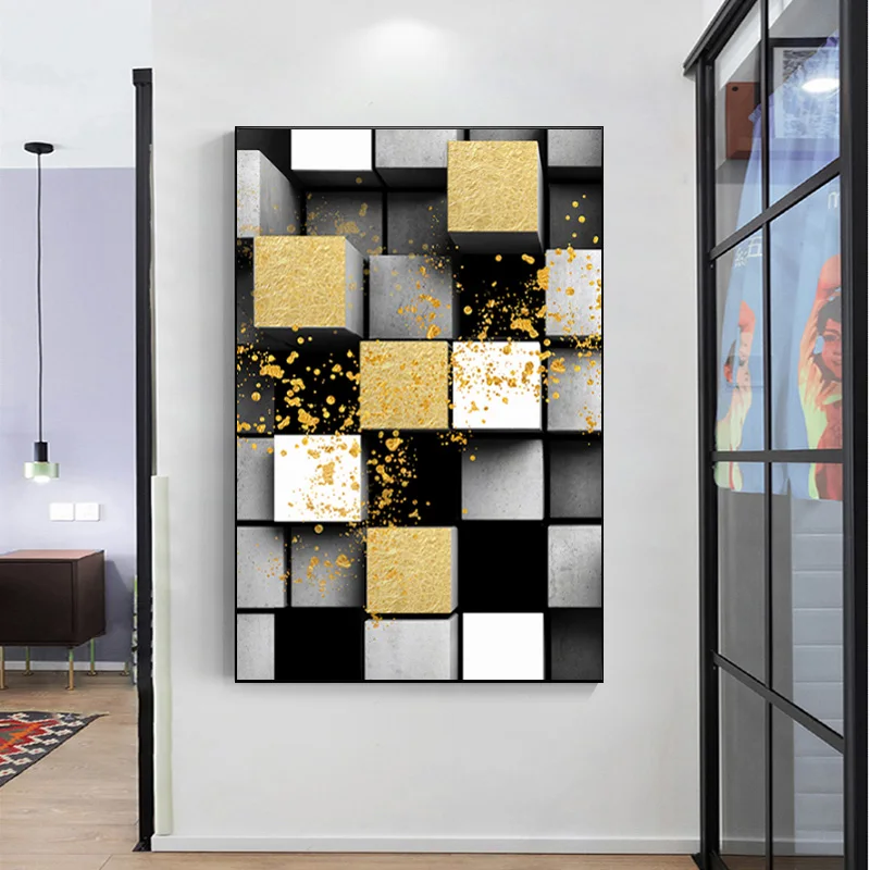 

Modern Abstract Canvas Poster Luxury Retro Wall Art Print Nordic Wall Pictures Minimalism Decoration Paintings for Living Room