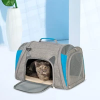 pet carriers bag soft portable cat dog breathable mesh travel single shoulder backpack puppy kitten messenger bag cat supplies