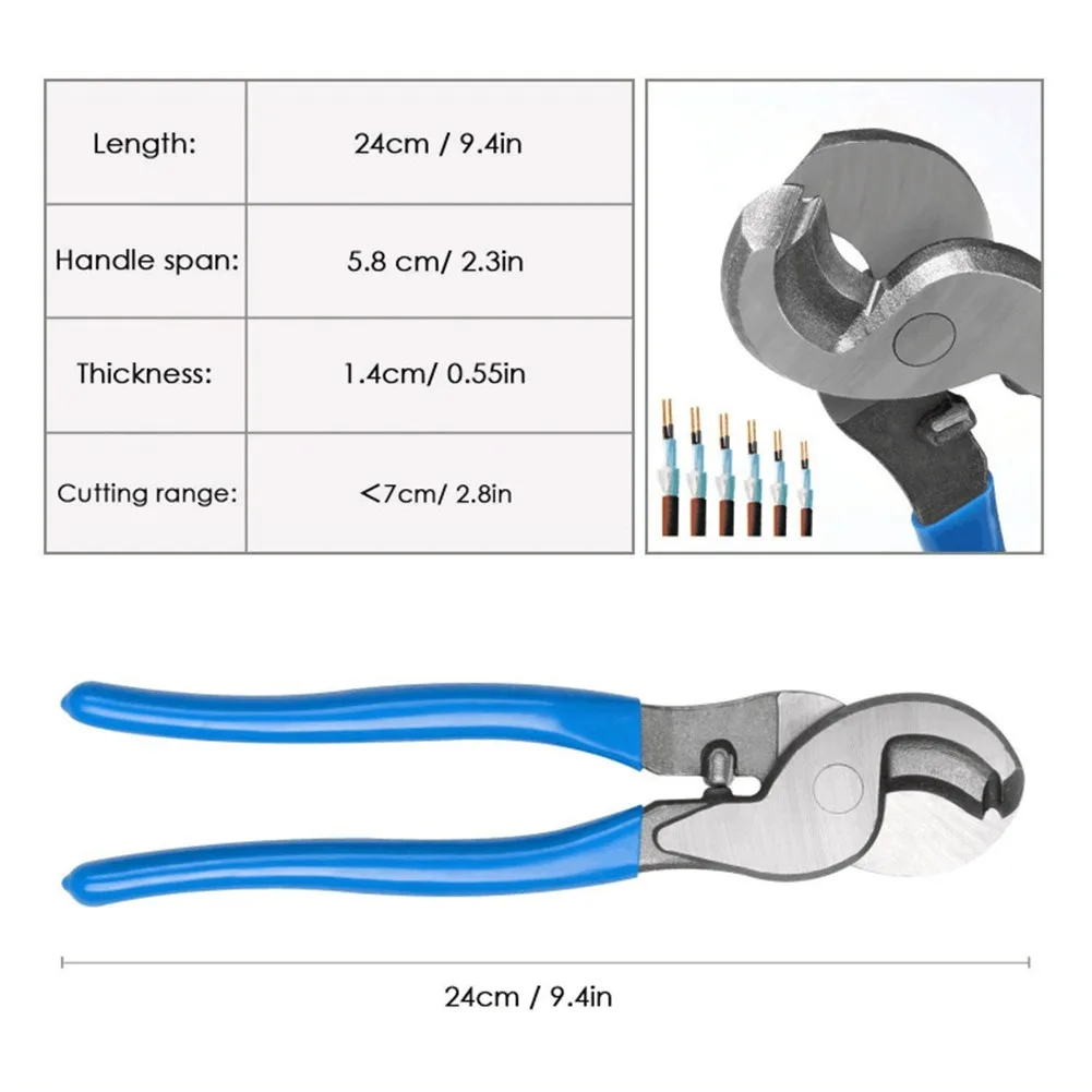 

Electrical Cable Cutter For Electricians Cable Pliers Hand Tools Precision
