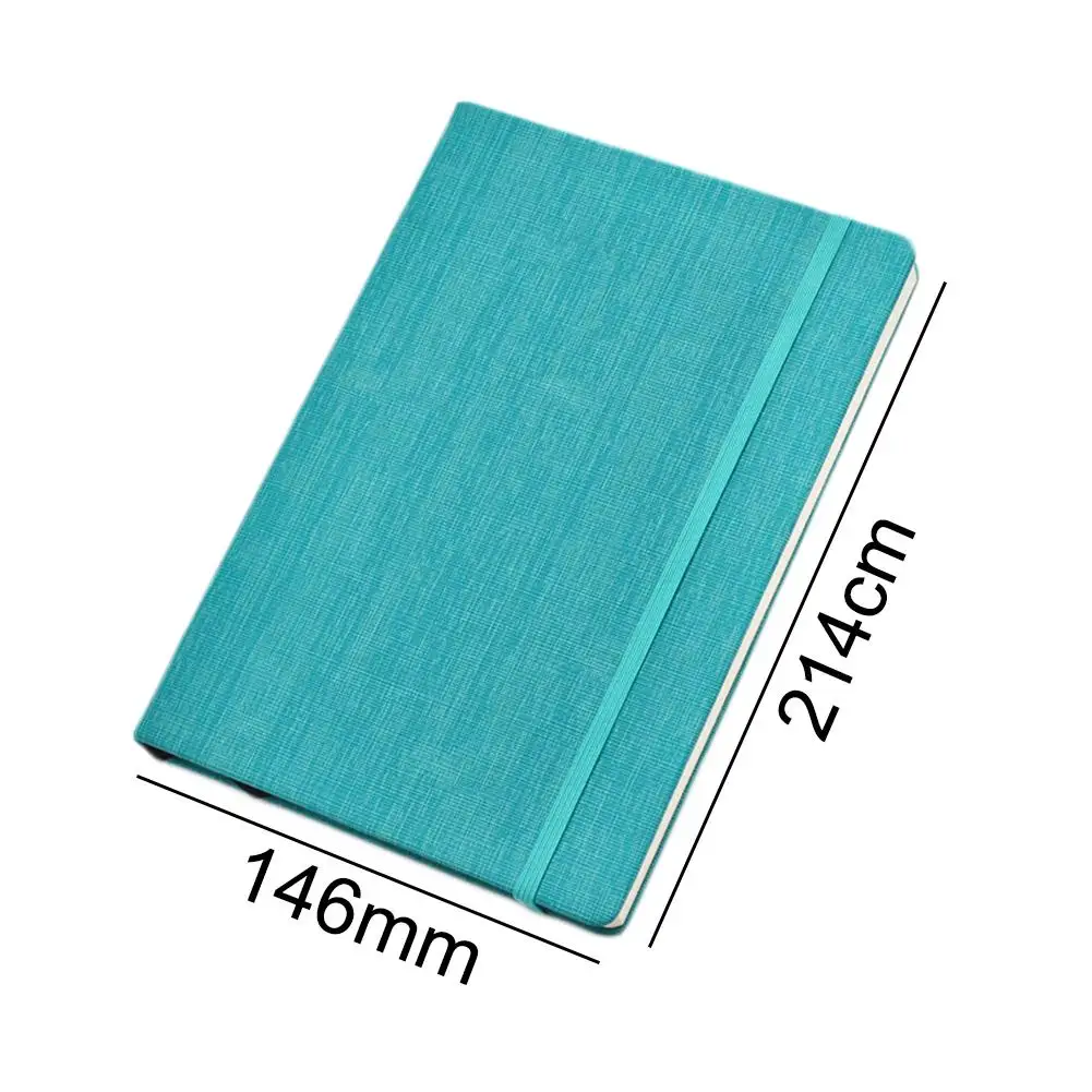 

Notebook A5 190 Page Paper Faux Leather Cover Journal Lined Notebook Office School Diary Office School Supplies