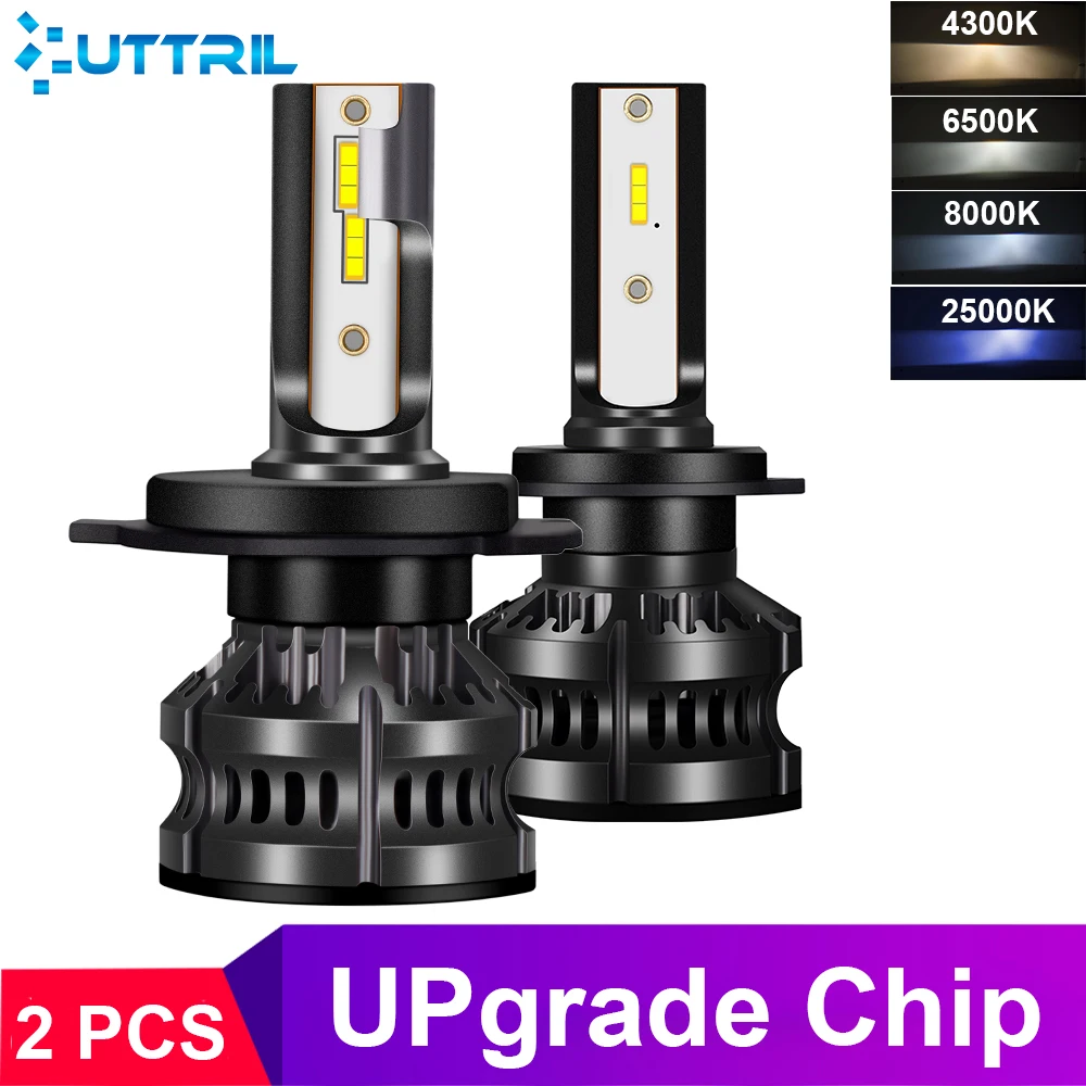 Uttril из 2 предметов 110 Вт 16000LM H4 H7 светодиодный CSP H1 H8 H9 H11 9006 4300K 6500K 8000K фар автомобиля