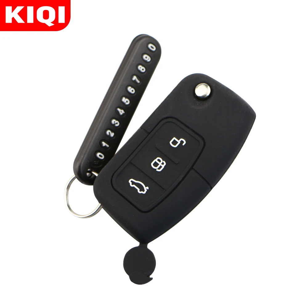 Силиконовый чехол для автомобильного ключа с картой номером телефона подходит