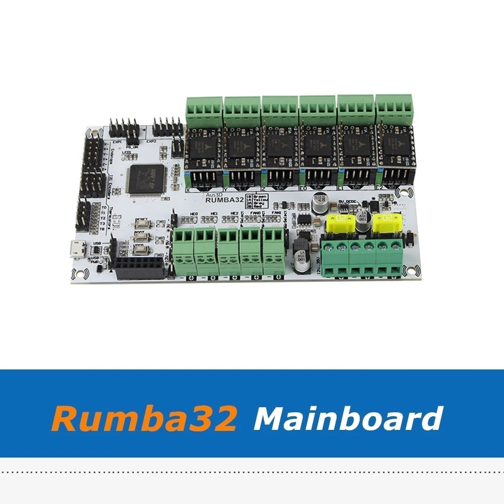 6pcs TMC5161 Driver Module + Rumba32 Rumba 32 Control Board Compatible with Marlin 2.0 32Bit For 3D Printer Accessories