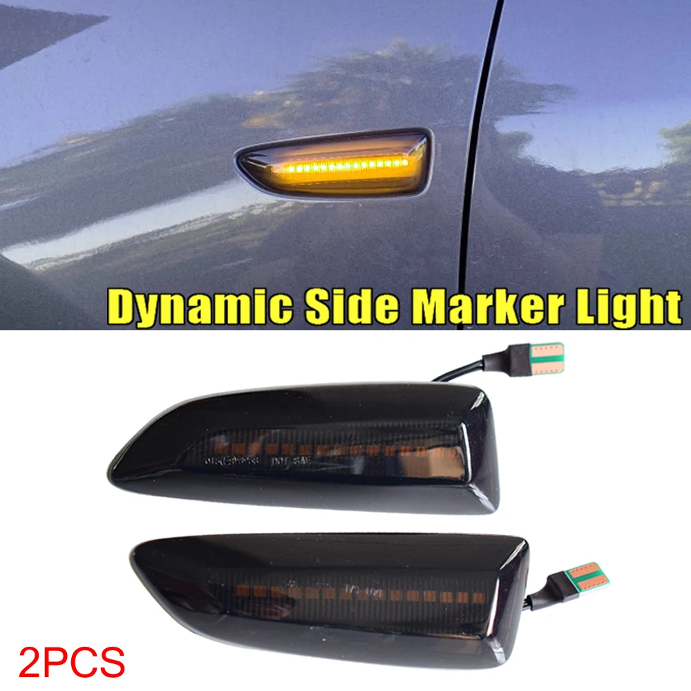 LED Flowing Water Dynamic Turn Signal Side Marker Light Indicator Blinker For Opel Astra J K Insignia B Grandland X Zafira C | Автомобили