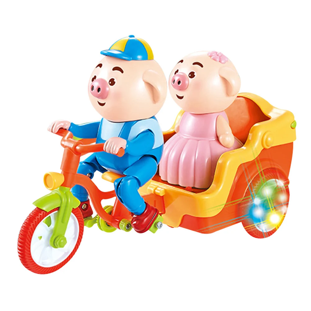 Новая электрическая игрушка с мультяшной Свинкой семейная Рождественская