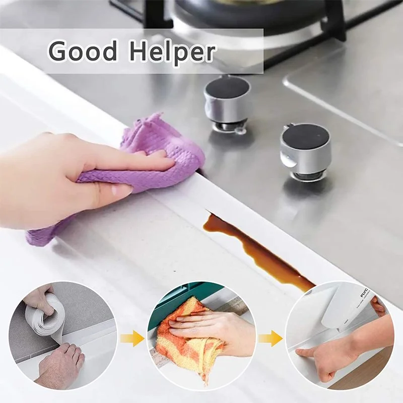 Bathroom Adhesive Tape PVC Sealant Sink Self Wall Kitchen Crack Corner Waterproof Stove Bathtub Strip Sticker | Дом и сад