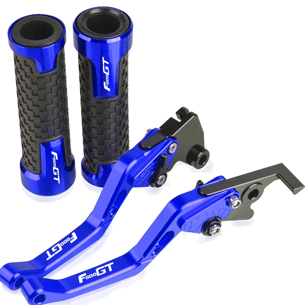 

Motorcycles Handle Grips Handlebar Grip Short Brake Clutch Lever Accessories For BMW F800GT F 800GT F800 GT 2013-2016 2015 2014