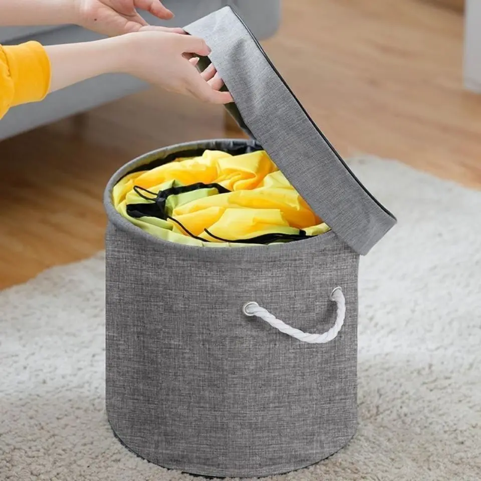 

Household storage supplies children's toys waterproof fabric storage bag grocery storage basket storage bucket toy organizer