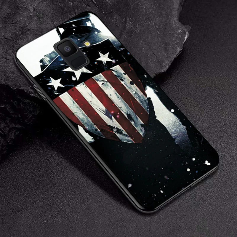 Для samsung Galaxy A6 plus чехол-накладка A8 plus Venom Joker черный чехол ТПУ для samsung A9 A7 A750 Железный человек бампер - Цвет: TPUBLK668