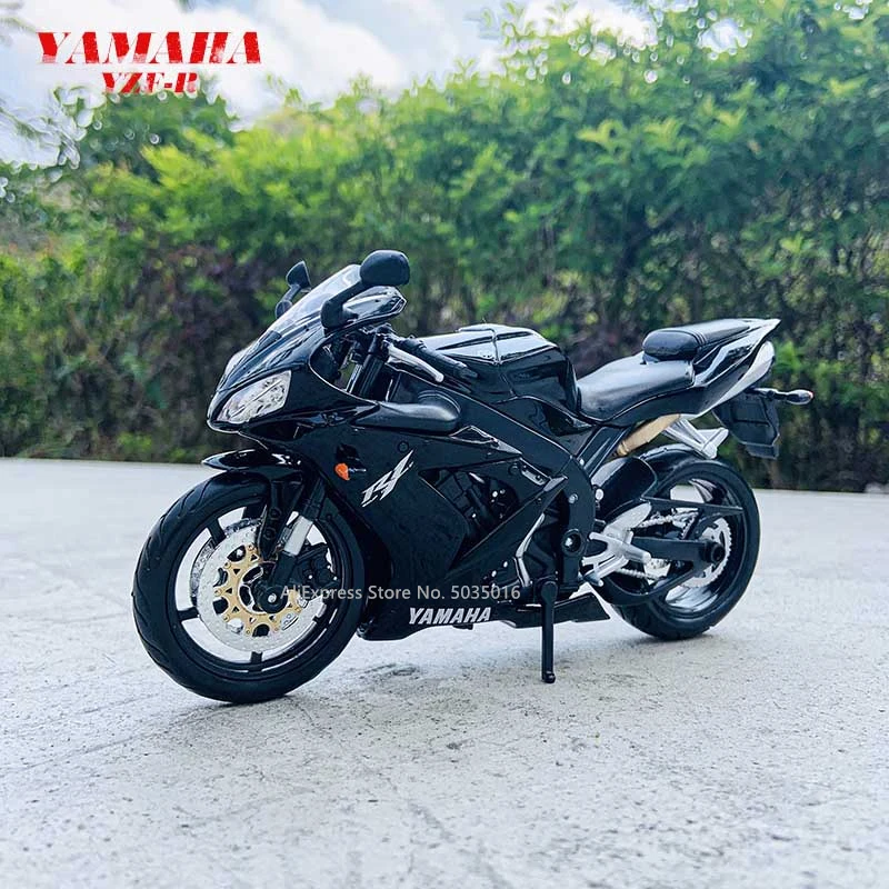Maisto 1:12 Yamaha YZF R1 Черный завод Edition статического Литой Транспортных средств