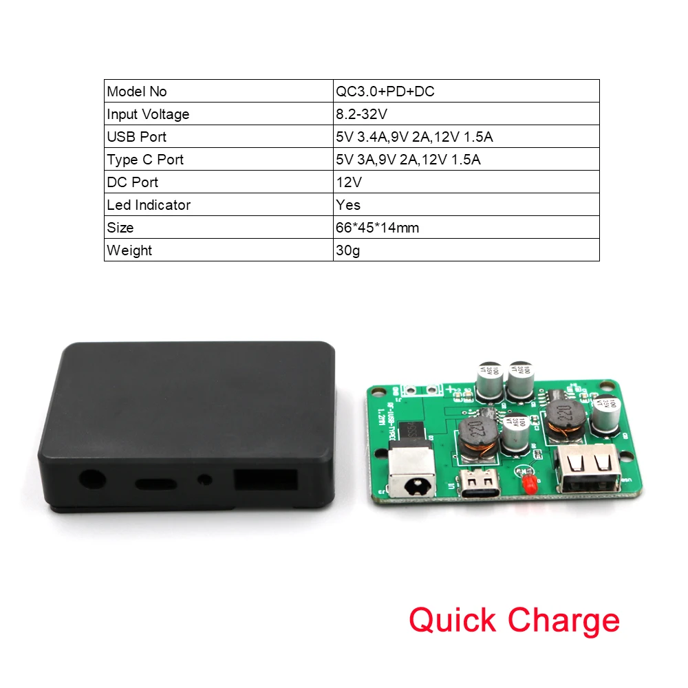DC 5V-20V USB QC3.0 Панели солнечные регулятор солнечного Мощность быстро Зарядное