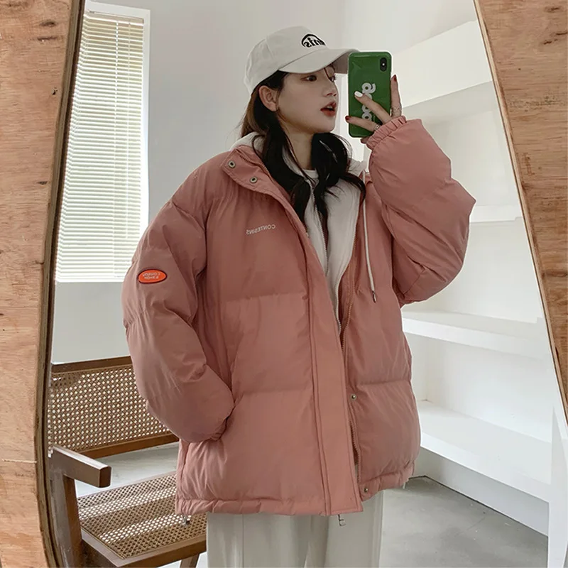 

Short Down Padded Jacket for Female Students Woman Parkas Winter Clothes Women 2021 Fashion Casual Plus Size Bubble Coat Women
