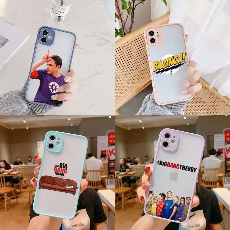 

Bazinga The Big Bang Theory tv show Phone Case Matte Bumper Case For iphone 13 12 11 Pro Max X XS Max XR 7 8 Plus 12mini Cover