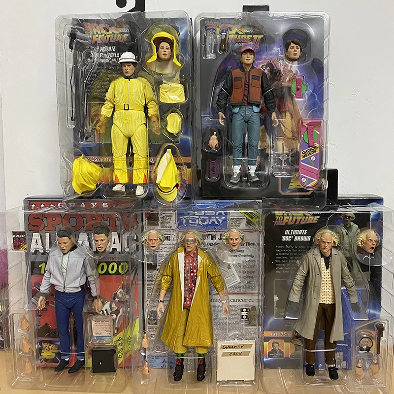 Марти макfly Dr DOC Brown 2015 Neca Назад в будущее Часть II Космос Мартин Бифф Грифф Танн