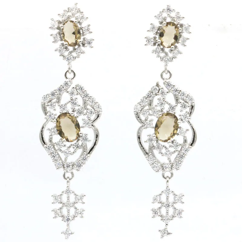 63x16 мм 2021 Новое поступление создан Париж голубой топаз дымчатый яркий с цирконием