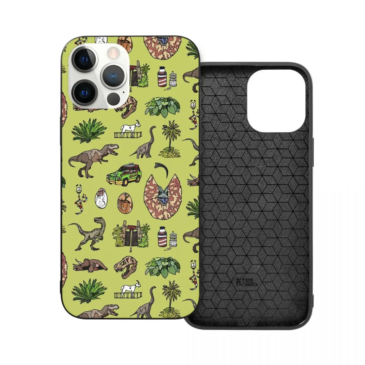 Чехол для iPhone 13 12 11 Pro Max Mini из ТПУ с зажигалкой рисунком Юрского периода - купить по