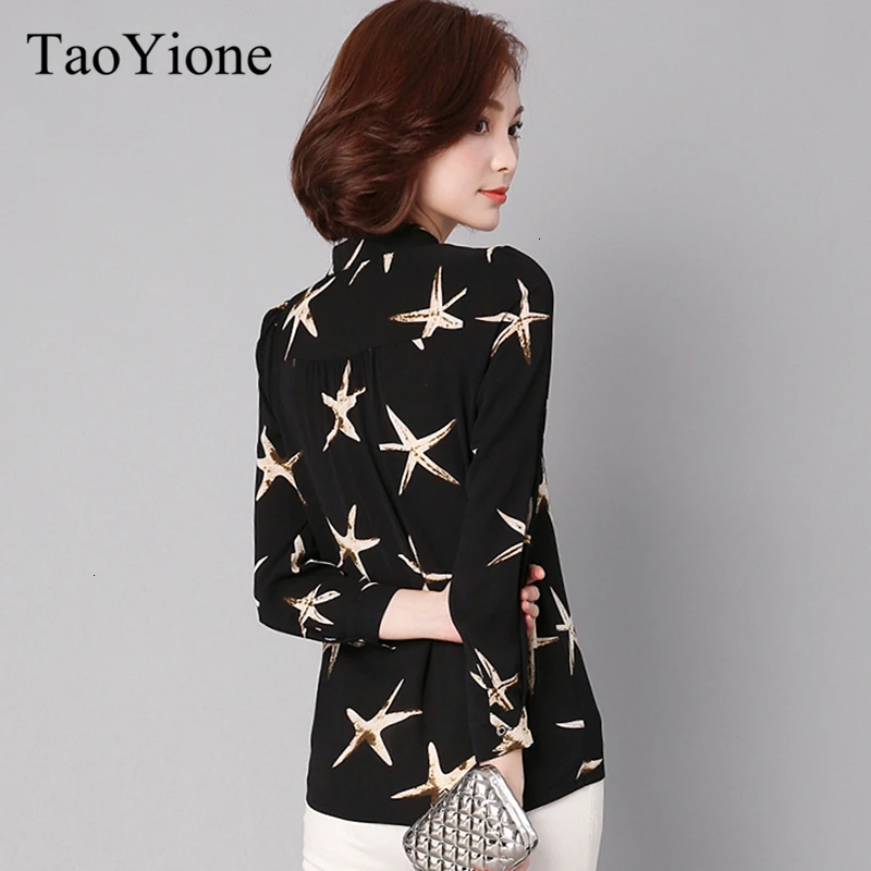 2019 Новая летняя модная женская шифоновая блузка с длинным рукавом рубашки