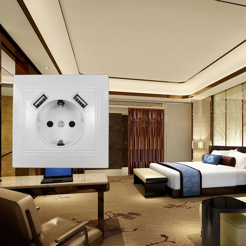 2020 USB настенное зарядное устройство Бесплатная доставка 2 порта 5В 2а Usb выход