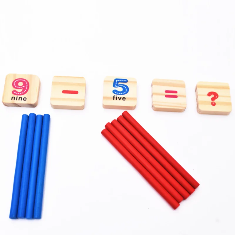 Деревянные палочки для счета и обучения детей раннего возраста Обучающие