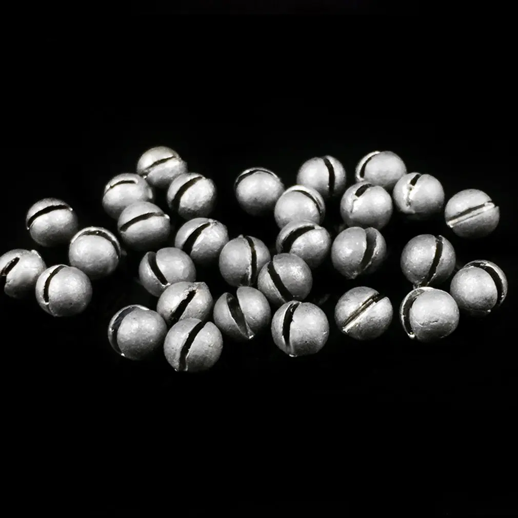 100pcs 0.2g 0.38g 0.5g 0.8g Round Split Shot Fishing Weights Lead Soft Sinker Float Tackle Tool Fishing Accessories