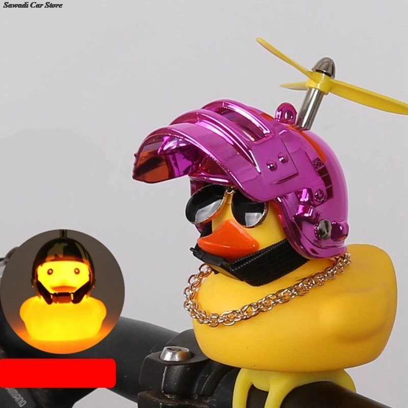 

Yellow Duck Helmet Car Decoration Kids Helmet Decoration Steampunk Camouflage Removable Mini Helmet Duck Mountain Motorcycle NEW