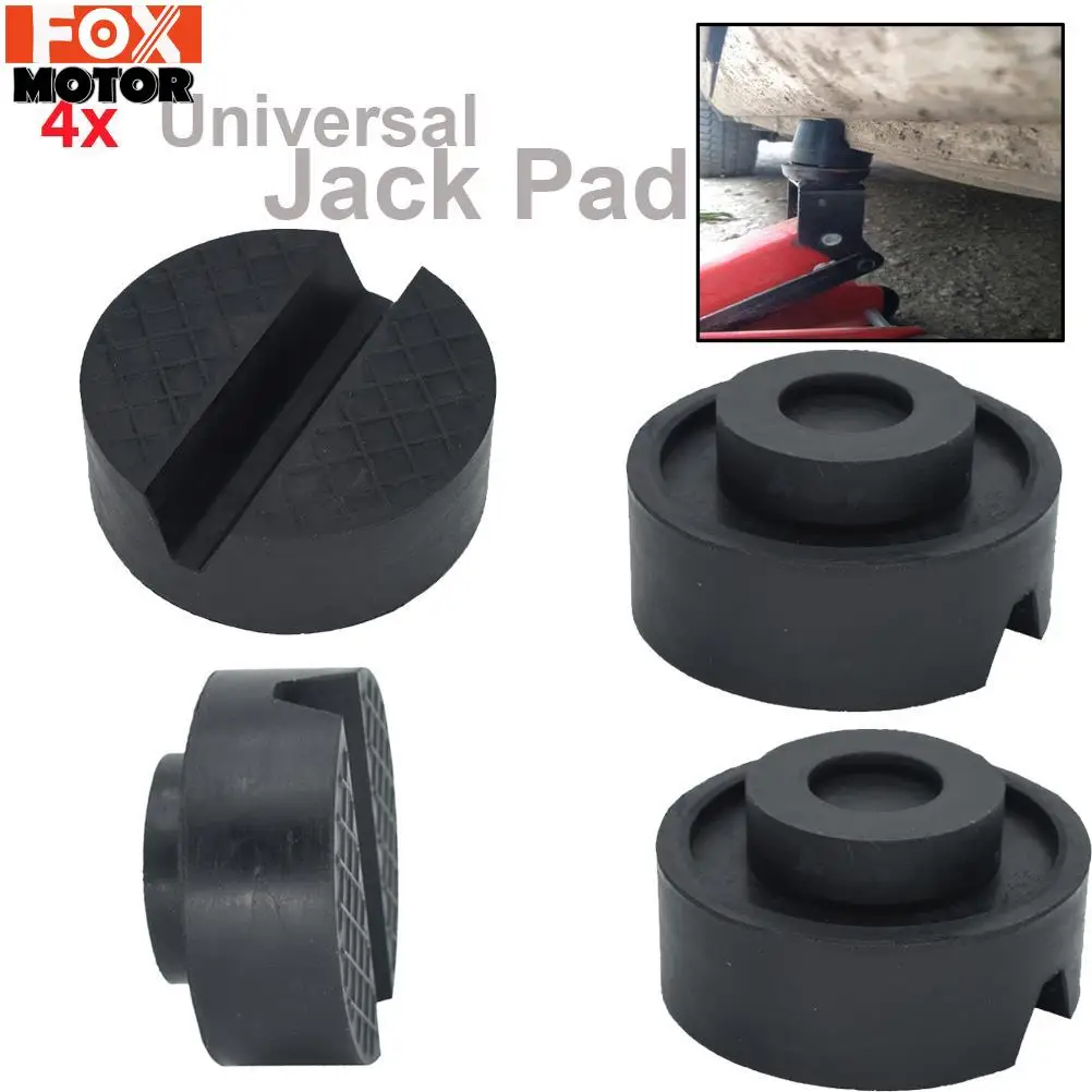

Universal x4 Jack Rubber Pad Anti-slip Rail Adapter Support Block Heavy Duty Car Lift Tool Accessories For Toyota Honda Nissan