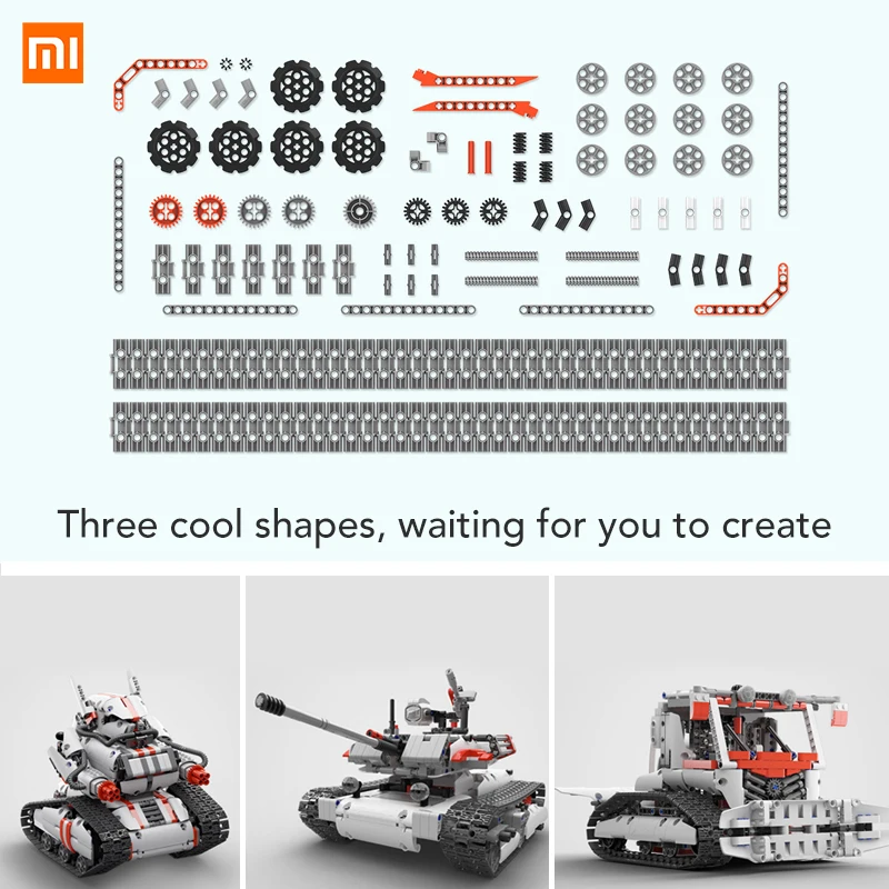 Xiaomi MITU робот строитель DIY строительные блоки РОБОТ Bluetooth 4,0 программируемый умный трек робот комплект