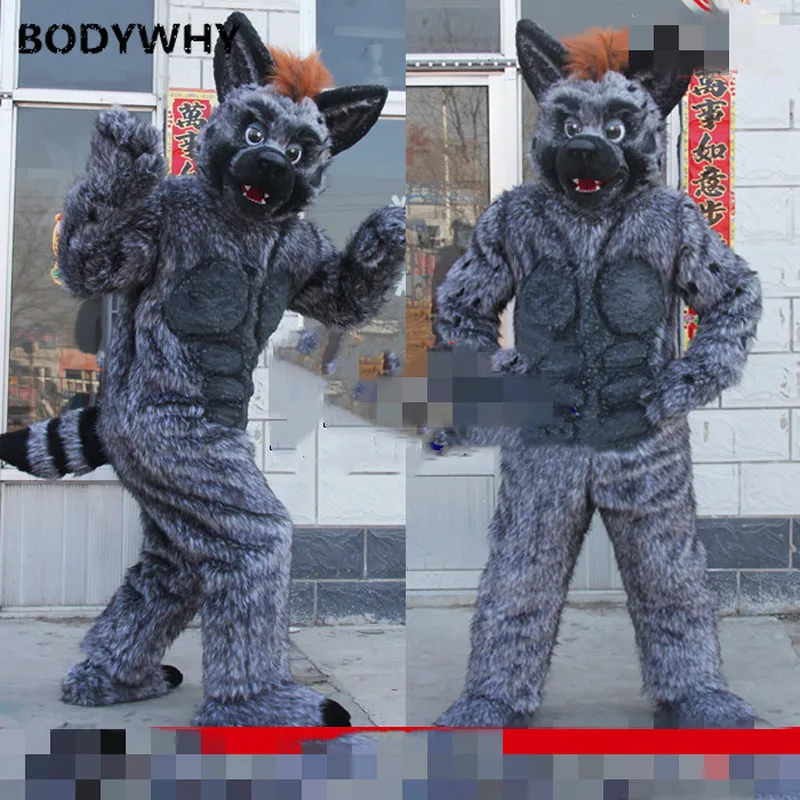 2020 Orc Muscle Doll лиса собака высокое качество Пасхальный костюм талисмана ручной