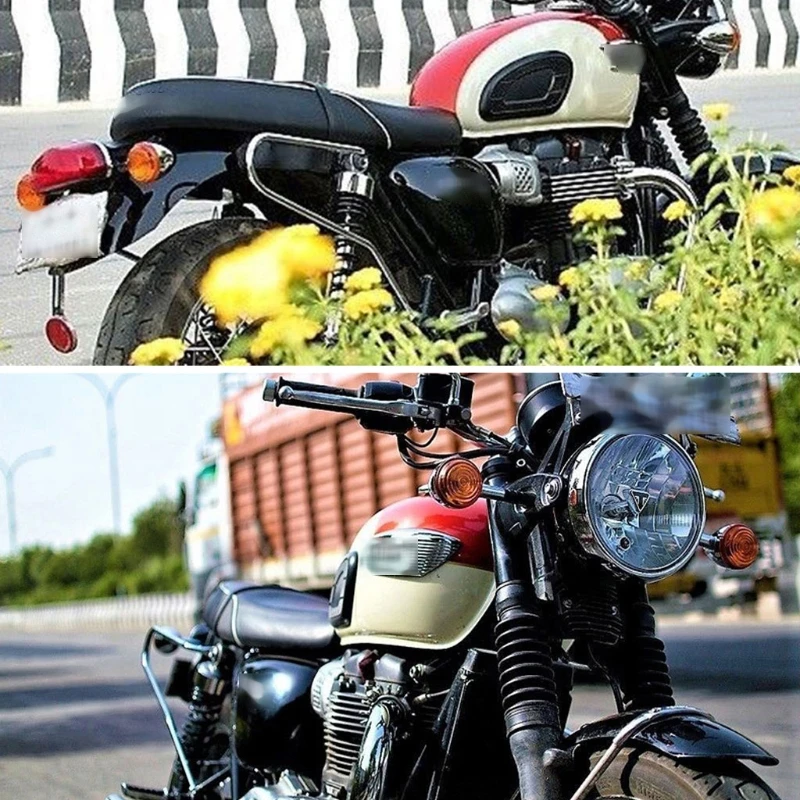 

Motorcycle Saddlebag Support Guard Bars Pannier Rails Protector for Triumph Bonneville T100 T900